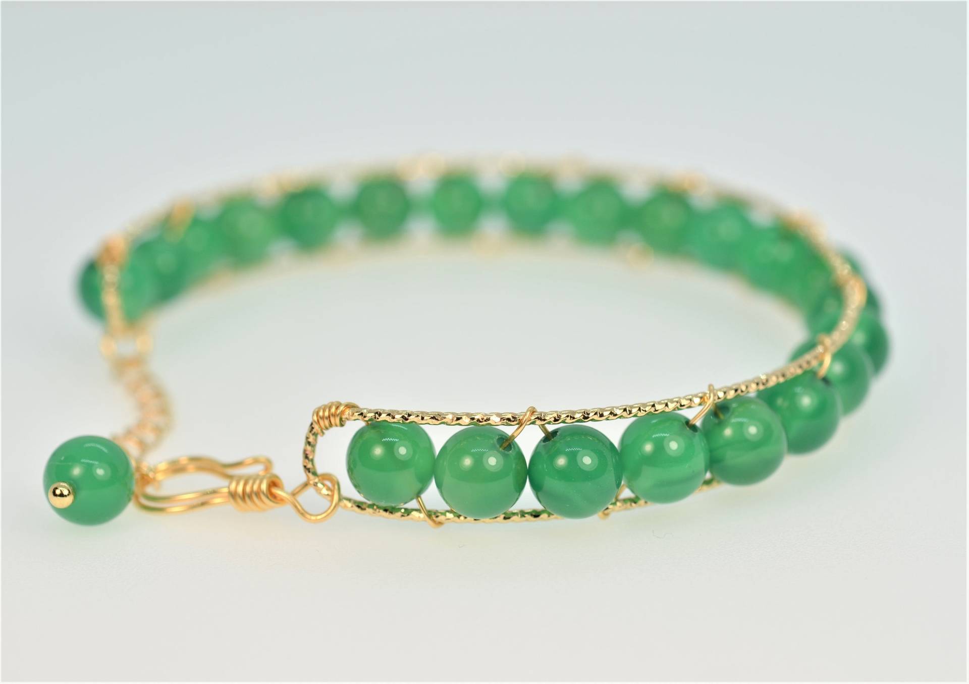 Natürliches Chrysopras Edelstein Armband Für Frauen, 14K Gold Filled Schmuck, Verstellbares Natürliches Chrysopras Edelstein Armband Für Frauen, 14K Gold Filled Schmuck, Verstellbares von JeansJewelryStudio