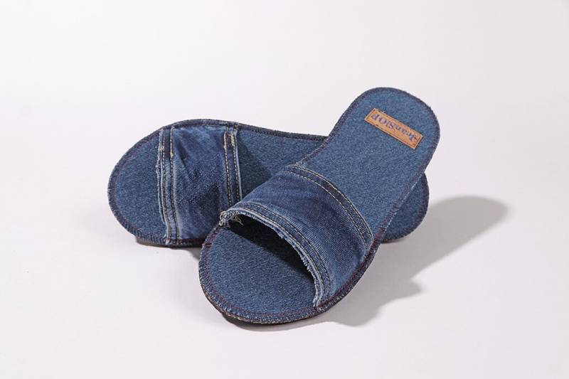 Pantolette, Sandale, Jeansupcycling, Freiluftschuhe, Unikate Pantolette, Sandale, Jeansupcycling, Freiluftschuhe, Unikate von Jeansop