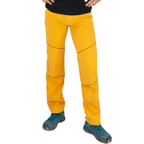 JEANSTRACK Herren Turia Climbing Pant Hose, Gelb, L EU von Jeanstrack