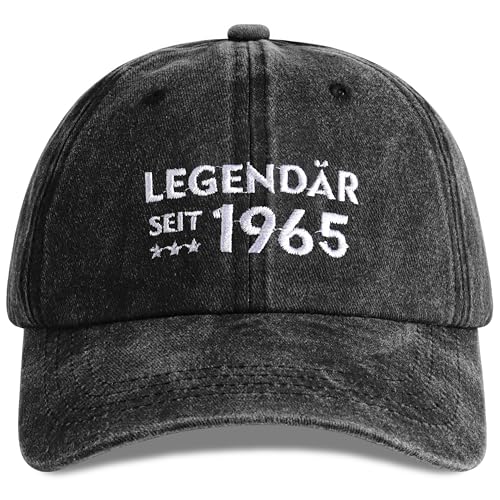 Jeasona 1965 Cap 60 Geburtstag Mann Kappe Geschenk 60. Geburtstag Mann Lustig Männer Geschenkideen Jahrgang 1964 von Jeasona