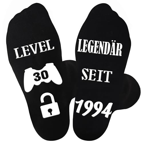 Jeasona 30. Geburtstag Socken Herren Anti-Rutsch 30. Geburtstag Männer Lustige Geschenk 30 Geburtstag Mann Geschenkideen 30 Jahre Geburtstag Mann Witzig 30. Geburtstag Mann Socken 43-46 von Jeasona