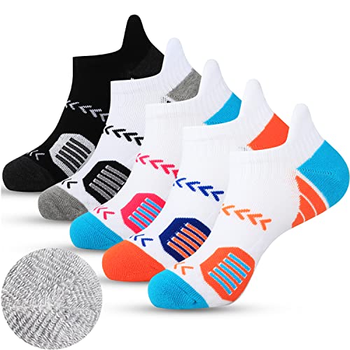 Jeasona 6 Paare Sneaker Socken Herren 43-46 mit Frottee Baumwolle Herren Socken 43-46 Kurz Sneakersocken Herren Laufsocken Herren 43-46 Sportsocken Herren 43-46 von Jeasona