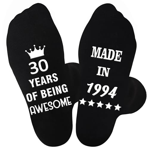 Jeasona Geschenke zum 30. Geburtstag für Männer Socken 43-46 30. Geburtstag Geschenke für Männer Lustige 30. Geburtstag Geschenkideen für Männer Bruder Sohn 30. Geburtstag Geschenkideen von Jeasona