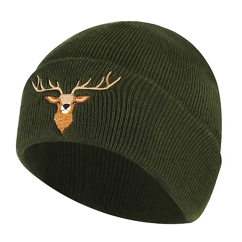 Jeasona Jagd Mütze Herren Winter Jagd Zubehör Kleidung Jäger Geschenke für Männer Geschenkideen für Jäger Geschenk Jäger Geburtstag Mann Geschenke für Jäger Männer Weihnachten Jagd Cap Forst Zubehör von Jeasona