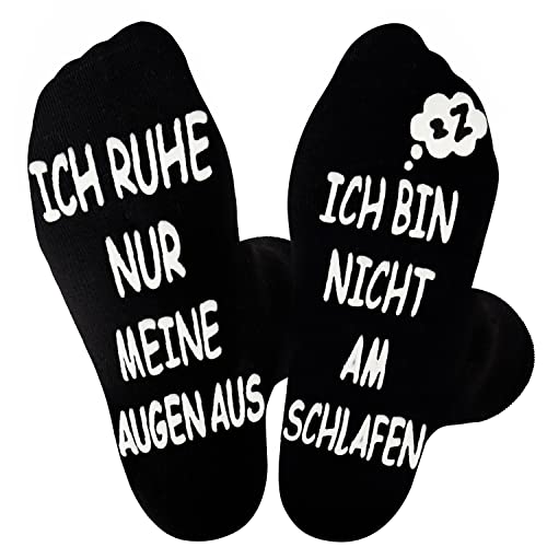 Jeasona Geburtstag Geschenke für Opa Weihnachten Weihnachtsgeschenke für Papa Socken Herren 43-46 (Schwarz-rest) von Jeasona