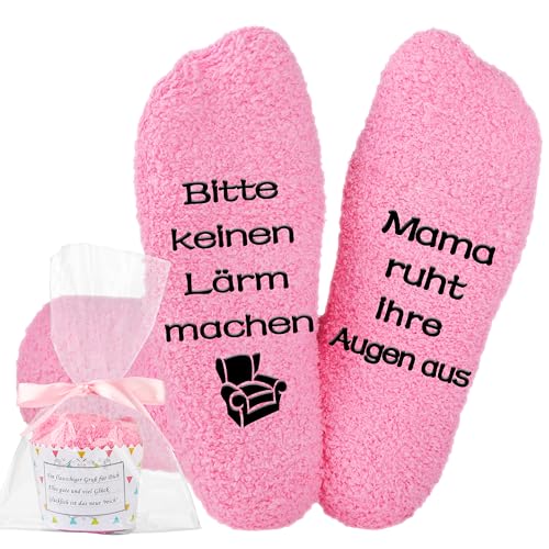 Jeasona Mama Socken Muttertagsgeschenke für Mama Geburtstag Weihnachtsgeschenke von Tochter Geburtstagsgeschenk von Sohn Mutter Geschenkideen für die Beste Mama von Jeasona