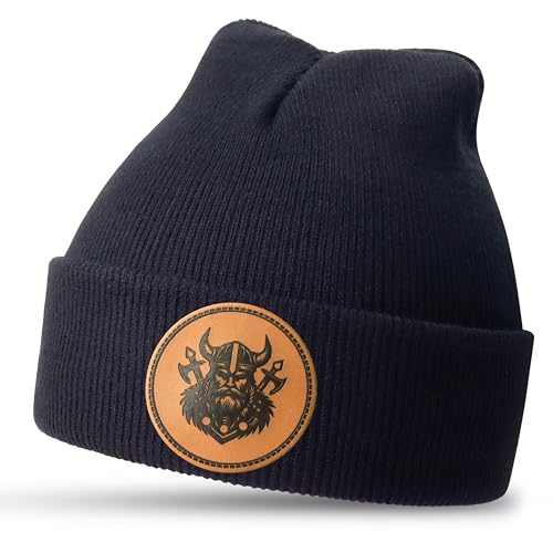 Jeasona Wikinger Strickmützen Vikings Wikinger Geschenke für Männer Geschenke für Wikinger Fan Mittelalter Geschenke für Männer Wikinger Kleidung Herren Vikinger Wikings Norwegen Geschenke von Jeasona
