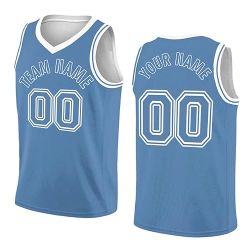 Benutzerdefiniert Basketball Trikot Shirt Erwachsene Basketball Jersey Jeder Name Nummer Team Logo Jungen Männer Personalisierte Basketball Shirt von JeathFea