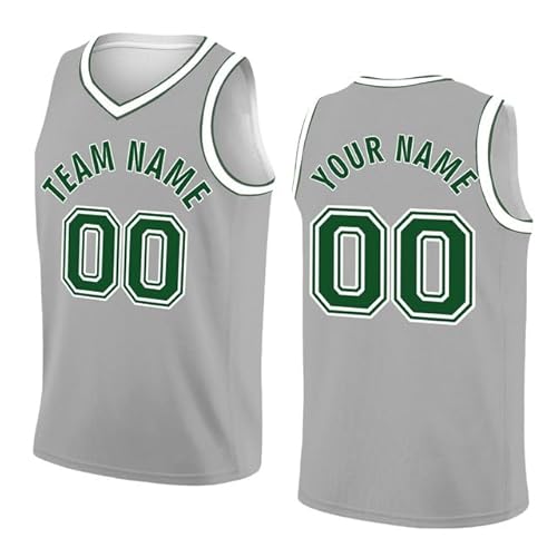 Benutzerdefiniert Basketball Trikot Shirt Erwachsene Basketball Jersey Jeder Name Nummer Team Logo Jungen Männer Personalisierte Basketball Shirt von JeathFea