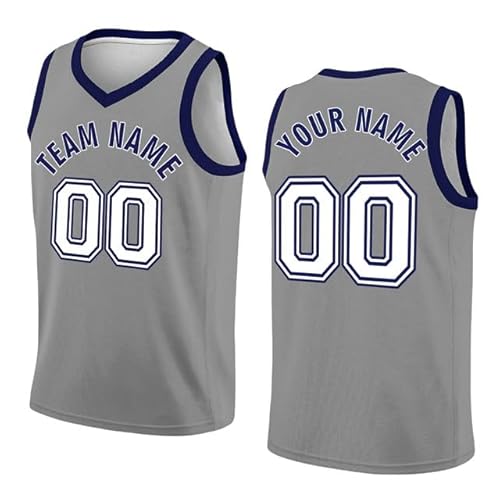 Benutzerdefiniert Basketball Trikot Shirt Erwachsene Basketball Jersey Jeder Name Nummer Team Logo Jungen Männer Personalisierte Basketball Shirt von JeathFea