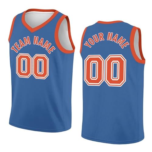 Benutzerdefiniert Basketball Trikot Shirt Erwachsene Basketball Jersey Jeder Name Nummer Team Logo Jungen Männer Personalisierte Basketball Shirt von JeathFea