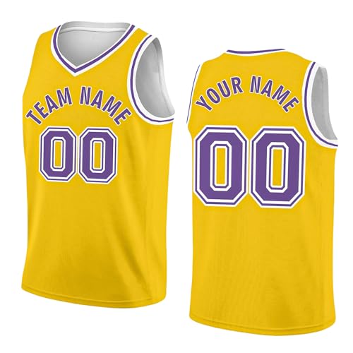 Benutzerdefiniert Basketball Trikot Shirt Erwachsene Basketball Jersey Jeder Name Nummer Team Logo Jungen Männer Personalisierte Basketball Shirt von JeathFea