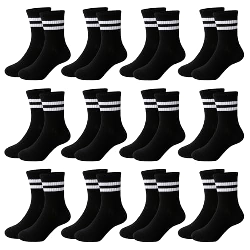 Jeayita 12 Parr Socken Jungen & Mädchen Kinder Baumwolle Kindersocken Sportsocken Tennissocken Schulkind Socken Jeayita 12 Parr Socken Jungen & Mädchen Kinder Baumwolle Kindersocken Sportsocken Tennissocken Schulkind Socken von Jeayita