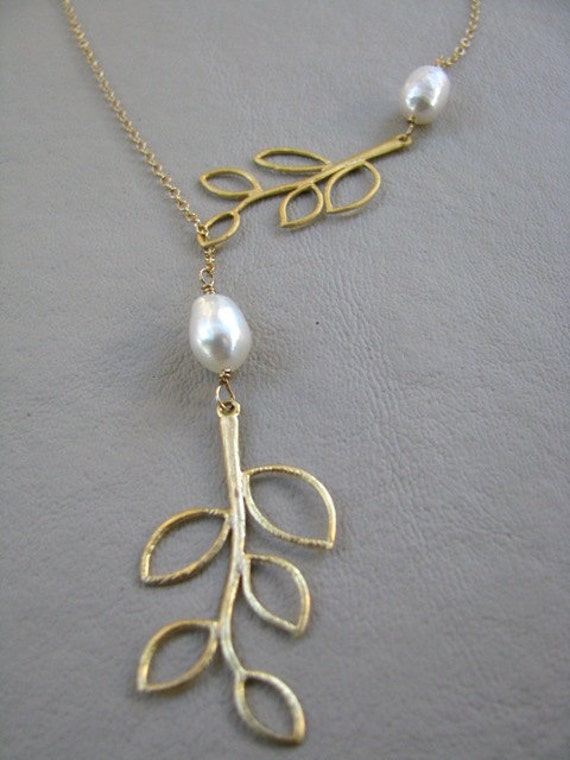 Felder Des Gold - Collier "Pearl Lasso" von JebedisJewels