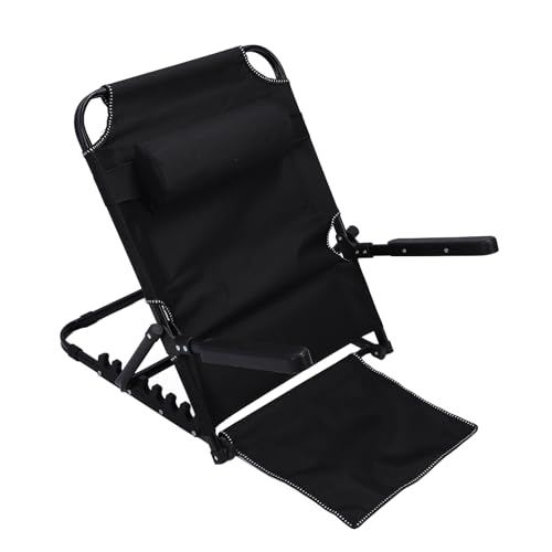 Verstellbare Hebebett Rückenlehne mit Kopfstütze Arme, 7 einstellbare Positionen Portable Folding verstellbare Sit Up Rückenlehne mit Kissen für ältere Menschen, schwangere Frauen von Jectse