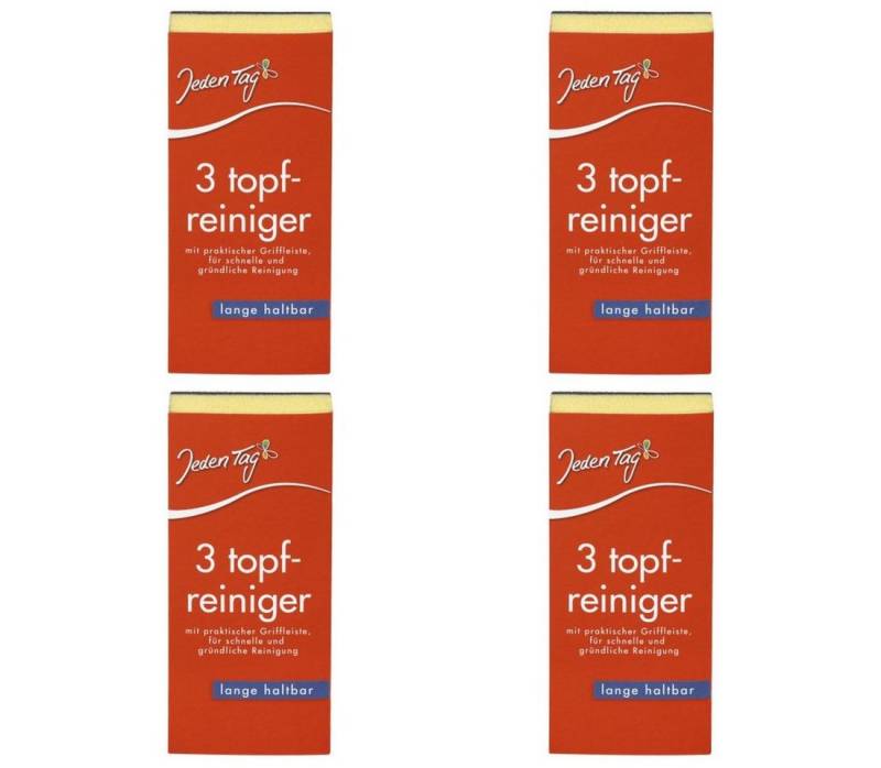 Jeden Tag Schwamm 4 x JedenTag Topfreiniger Spülschwamm 3 Stück Jeden Tag Schwamm 4 x JedenTag Topfreiniger Spülschwamm 3 Stück von Jeden Tag