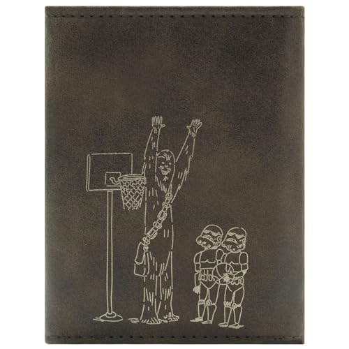 Jedi Star Chewbacca Wars Basketball Wookie-Verteidigung Geldbörse/Geldbeutel Tri-Fold ID & Karte, Braun Jedi Star Chewbacca Wars Basketball Wookie-Verteidigung Geldbörse/Geldbeutel Tri-Fold ID & Karte, Braun von Jedi