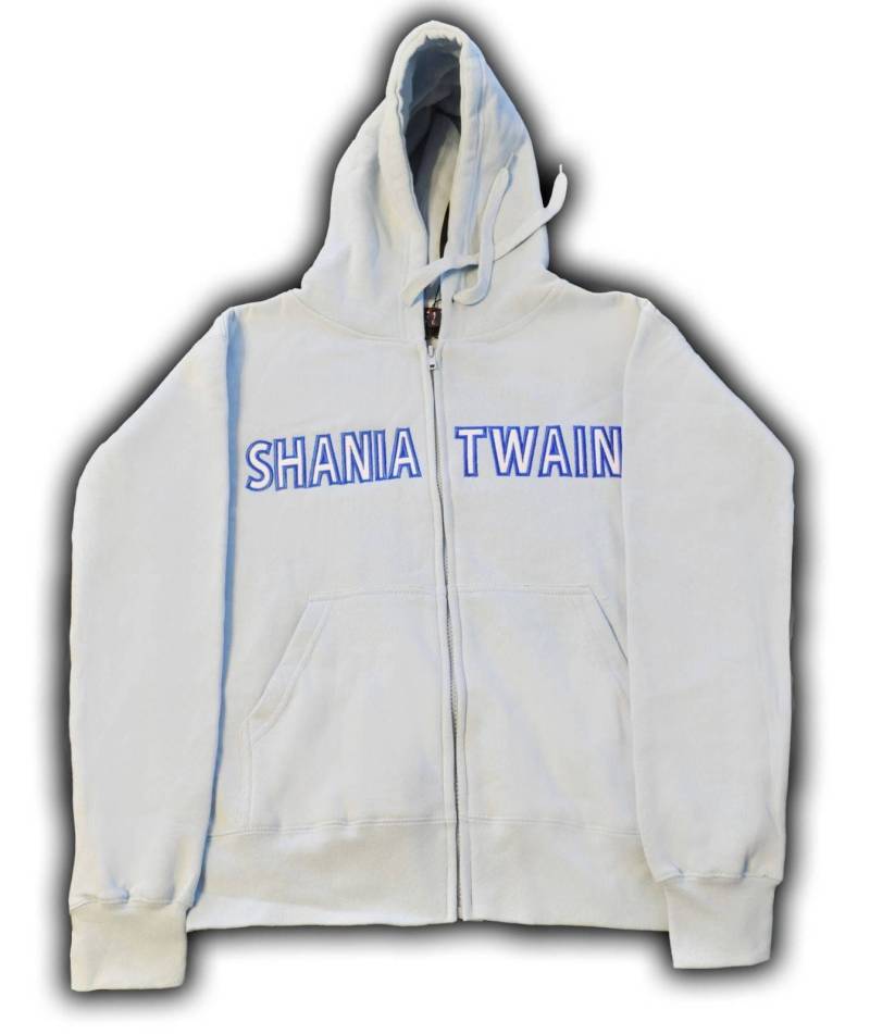 Shania Twain Light Blue Offizieller Zip Up Hoodie Größe + Gratis Geschenk Shania Twain Light Blue Offizieller Zip Up Hoodie Größe + Gratis Geschenk von JediTenken