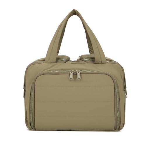 Convely Toiletry Bag Large Capacity Wide-Open, 4-in-1 Lightweight Waterproof Makeup Bag for Women with Dry Wet Separation (Green) von Jeeeun