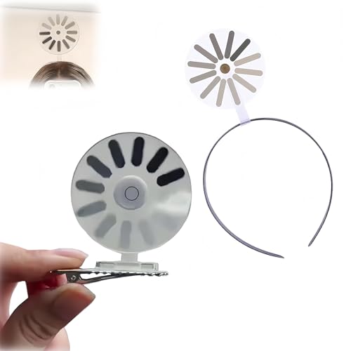 Creative Headband Hairpin, Fun Creative Hairpin Headband with Clips for Women and Men Abstract Art Party Decor for Programmers, Students, Parties (1pcs) von Jeeeun