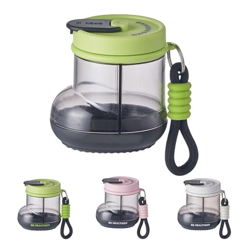 Creative Portable Mini Boot Pill Box, Portable Mini Boot Pill Box, 4 Compartment Travel Pills Case Organizer with Snap Shut Lids Design (Green) von Jeeeun