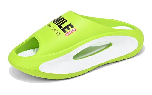 Jeeeun Cloud Slippers Slip Thick Sole Slides for Women and Men Shower Bathroom Pool Beach (Green,42/43 EU) von Jeeeun