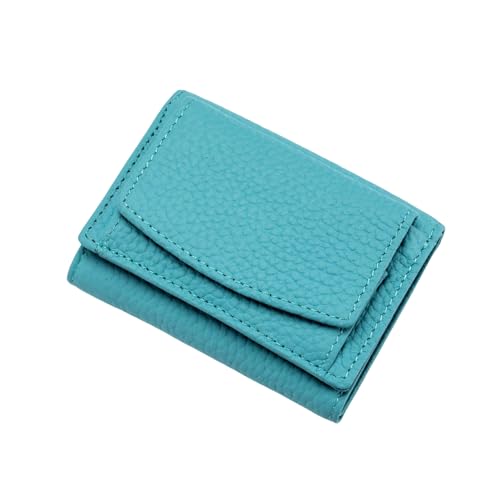 Jeeeun Houtangduty Mini Wallet for Women & Men - RFID Blocking Slim Compact Wallet with Card Holder and Coin Pocket (4 Cards Capacity) (Sky Blue) von Jeeeun