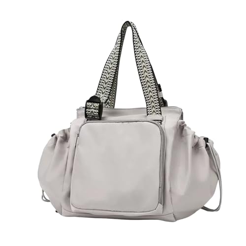 Jeeeun Transformable Cradle Diaper Bag, Versatile Large Capacity Handbag, Lightweight Fold-out Cradle for Travel (Grey) von Jeeeun