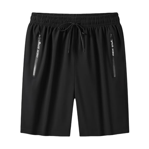 Jeeeun Women's Comfy Fit Stretch Active Pants, ICY Shorts, Airyflex Iced Thigh Society Cooling Shorts for Women (Black*1pcs,L) von Jeeeun