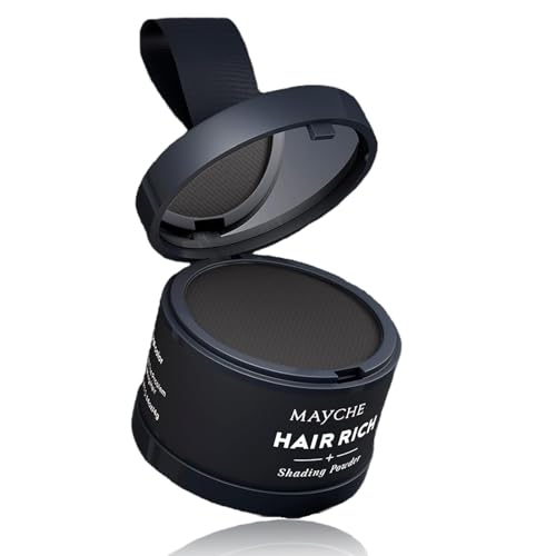 Maycheer Hairline Powder for Women, Maycheer Hair Shadow, Maycheer Magic Root Cover Up, Maycheer Hair Rich Shading Powder (19#Silver Gray) von Jeeeun