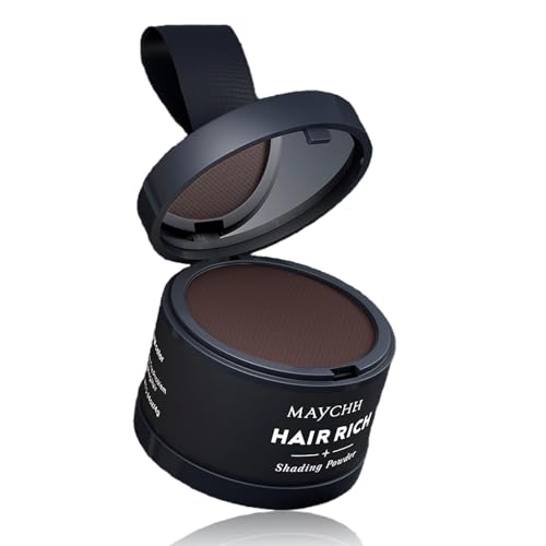 Maycheer Hairline Powder for Women, Maycheer Hair Shadow, Maycheer Magic Root Cover Up, Maycheer Hair Rich Shading Powder (6#Dark Maroon) von Jeeeun