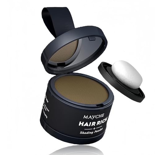 Maycheer Hairline Powder for Women - Maycheer Magic Root Cover Up, Hair Rich Shading Powder (02#Light Coffee) von Jeeeun