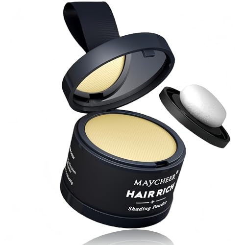 Maycheer Hairline Powder for Women - Maycheer Magic Root Cover Up, Hair Rich Shading Powder (08#Tender Yellow) von Jeeeun