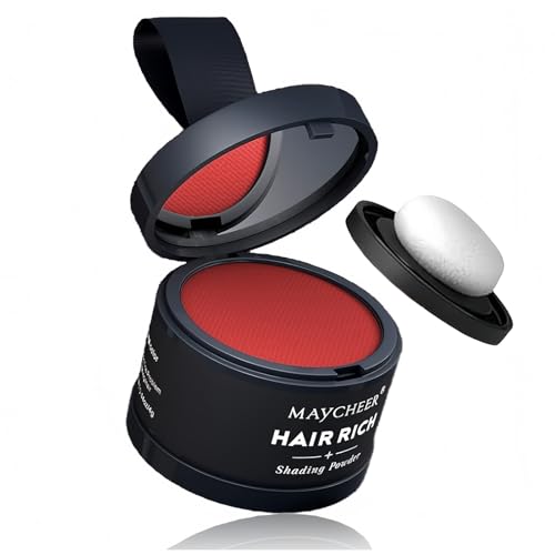Maycheer Hairline Powder for Women - Maycheer Magic Root Cover Up, Hair Rich Shading Powder (11#Vibrant Red) von Jeeeun