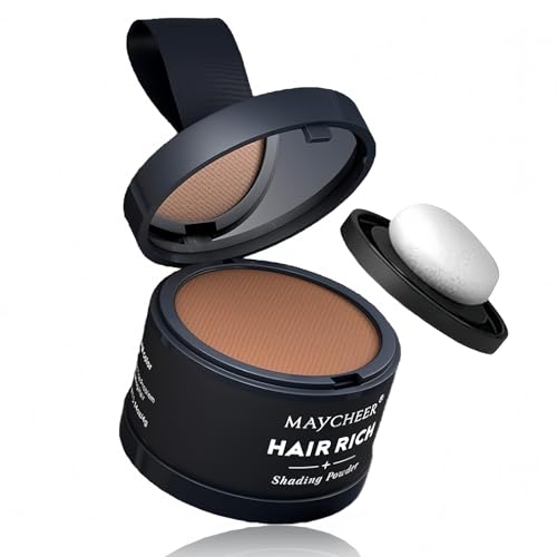 Maycheer Hairline Powder for Women - Maycheer Magic Root Cover Up, Hair Rich Shading Powder (25#Russet Brown) von Jeeeun