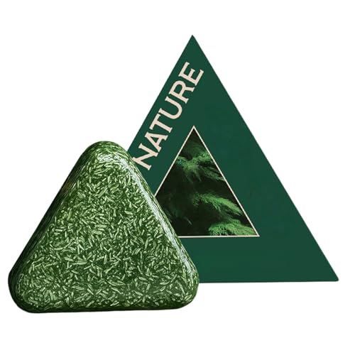 Nature Triangle Shampoo Bar, Nature Seven Green Soap Shampoo for Women and Mens (Green*B,1Pcs) von Jeeeun