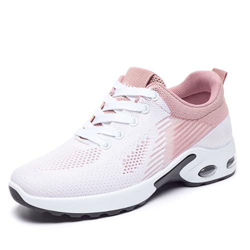 Orthopedic Shoes for Women, Stylish Sneakers with Arch Support, Lightweight Air Cushion Design Perfect for Tennis, Gym & Daily Use (pink,42) von Jeeeun