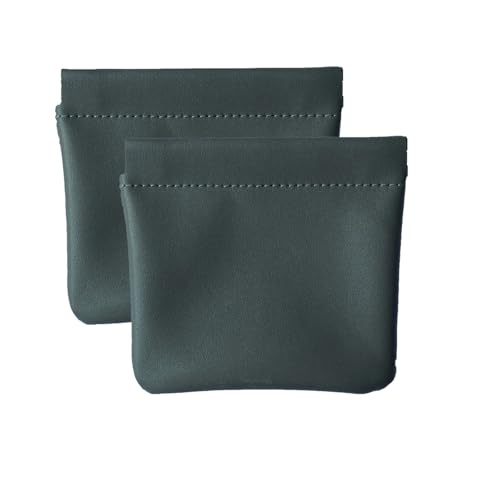 Pouchic Organizer Tasche mit Druckknopfverschluss – Onavee PU Leder Kosmetik- & Schmucktasche, Mini Reise Organizer für Damen (2pcs*a) von Jeeeun