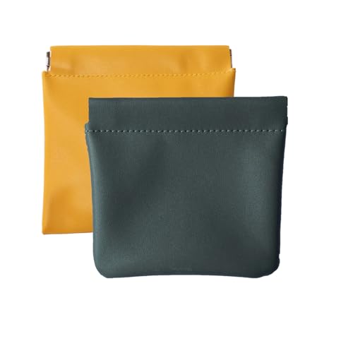 Pouchic Organizer Tasche mit Druckknopfverschluss – Onavee PU Leder Kosmetik- & Schmucktasche, Mini Reise Organizer für Damen (2pcs*b) von Jeeeun