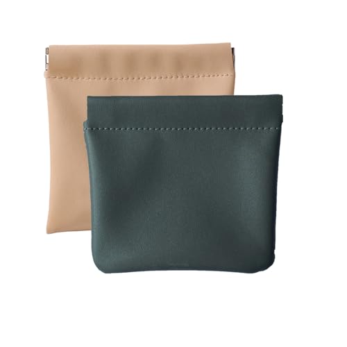 Pouchic Organizer Tasche mit Druckknopfverschluss – Onavee PU Leder Kosmetik- & Schmucktasche, Mini Reise Organizer für Damen (2pcs*d) von Jeeeun
