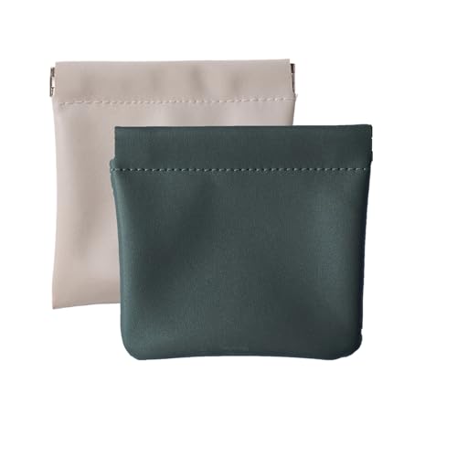 Pouchic Organizer Tasche mit Druckknopfverschluss – Onavee PU Leder Kosmetik- & Schmucktasche, Mini Reise Organizer für Damen (2pcs*f) von Jeeeun