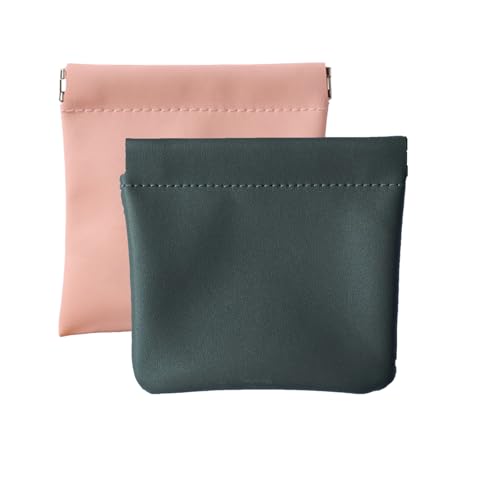 Pouchic Organizer Tasche mit Druckknopfverschluss – Onavee PU Leder Kosmetik- & Schmucktasche, Mini Reise Organizer für Damen (2pcs*k) von Jeeeun