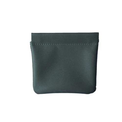 Pouchic Organizer Tasche mit Druckknopfverschluss – Onavee PU Leder Kosmetik- & Schmucktasche, Mini Reise Organizer für Damen (Dark Gray) von Jeeeun