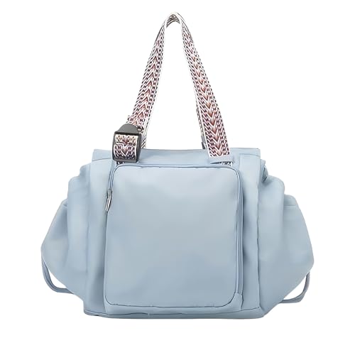 Transformable Cradle Bag Travel Storage Bag - 2-in-1 Cradle Duffel & Backpack, Large Capacity Travel Backpack (Blue) von Jeeeun