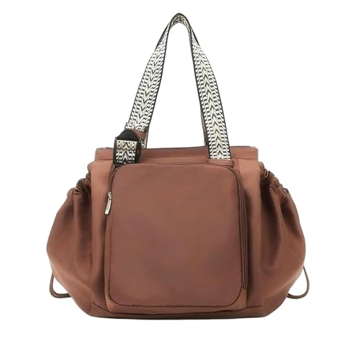 Transformable Cradle Bag Travel Storage Bag - 2-in-1 Cradle Duffel & Backpack, Large Capacity Travel Backpack (Brown) von Jeeeun