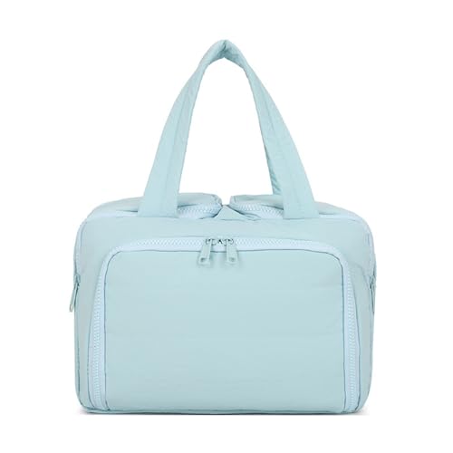 Travel Cosmetic Bag, Large Capacity Wide-Open Travel Cosmetic Bag, 4-in-1 Multi-Functional Lightweight Makeup Bags for Women with Handle (Blue*1 pcs) von Jeeeun
