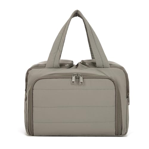 Travel Cosmetic Bag, Large Capacity Wide-Open Travel Cosmetic Bag, 4-in-1 Multi-Functional Lightweight Makeup Bags for Women with Handle (Gray*1 pcs) von Jeeeun
