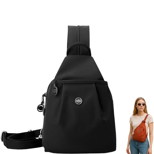 Waterproof 2-Way Commuter Bag, Outdoor Fashion Commuter Bag, Convertible Backpack with Adjustable Straps Connected (black) von Jeeeun