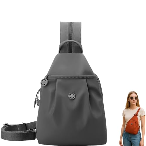 Waterproof 2-Way Commuter Bag, Outdoor Fashion Commuter Bag, Convertible Backpack with Adjustable Straps Connected (gray) von Jeeeun