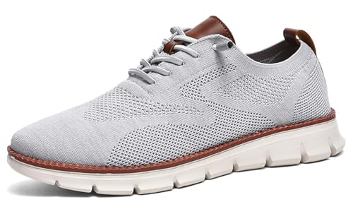 Wearbreeze Shoes for Men, Business Casual Oxford Sneakers Breathable Knit Mesh Upper for Stay Cool and Comfortable (Style_#03,EU_#40) von Jeeeun